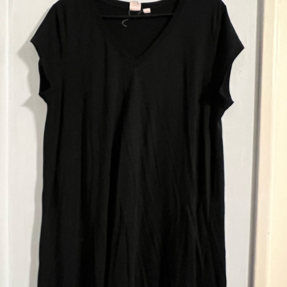 GAP Black T-Shirt Dress
